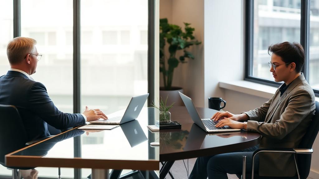 Comparison of vetted executive talent versus gig platform freelancers