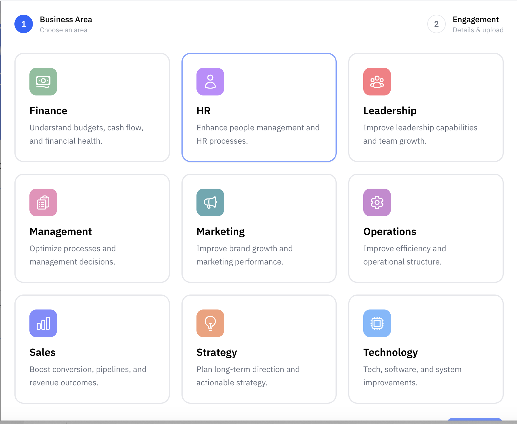 Smart Matching Interface